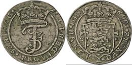 Dänemark: Frederik III. 1648-1670: 4 Mark 1669; 22,04 G, Davenport 3581, Kratzer Auf Dem Av, Sehr Schön. - Denmark