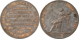 Frankreich: Pariser Constitution, 1791-1792: Bronzemedaille Zu 2 Sols AN III = 1791, Werkstatt Der Brüder Monneron, - Sonstige & Ohne Zuordnung