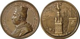 Italien: Sizilien: Bronzemedaille 1678, Opus Giovanni Hamerani, Auf Kardinal Lodovico Portocarrero 1629-1709, Vizek&ouml - 1861-1878 : Victor Emmanuel II.