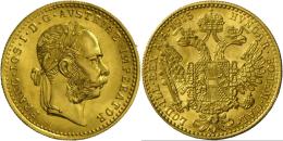 Österreich - Anlagegold: Franz Joseph I. 1848-1916, Dukat 1915 (NP), Fast Stempelglanz. - Autriche