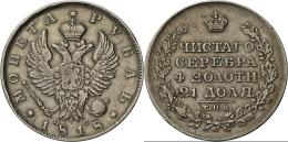 Russland: Alexander I., 1801-1825: Rubel 1818, St. Petersburg, Davenport 281, Bitkin 123, Sehr Schön. - Russland