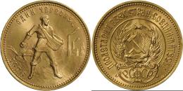 Russland - Anlagegold: Lot 2 X Tscherwonetz, 10 Rubel 1976, Gold 900/1000; Je 8,6 G, KM 85, Vorzüglich-Stempelglanz - Russia