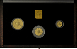 Russland - Anlagegold: GOLD BALLERINA Proof-Set 1991: 100 Rubel ½oz, 50 Rubel ¼oz Und 25 Rubel 1/10oz Teil - Russia