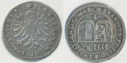 Altdeutschland Und RDR Bis 1800: Brandenburg-Bayreuth, Christian 1603-1655: 4 Kreuzer 1630, Fürth, 2.52 G, Slg. Wil - Autres & Non Classés