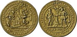 Altdeutschland Und RDR Bis 1800: Erzgebirge: Medaille O.J. (um 1550) Werkstatt Des Nickel Milicz, Vs: Isai Und David, Rs - Autres & Non Classés