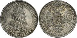 Haus Habsburg: Ferdinand II. 1592-1618-1637: Reichstaler 1632 IZ, Breslau; 28,72 G, Davenport 3161, Selten, Kl. Schr&oum - Autres – Europe