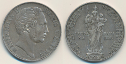 Bayern: Maximilian II. Joseph 1848-1864: Doppelgulden 1855, Mariengulden, AKS 168, Jaeger 84, Sehr Schön. - Sonstige & Ohne Zuordnung