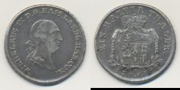 Hessen-Kassel: Hessen-Kassel, Wilhelm IX. 1785-1803: 1/2 Taler 1789 DF, Hoffmeister 2653, Sehr Schön. - Autres & Non Classés