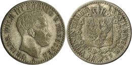 Preußen: Friedrich Wilhelm 1797-1840: Lot 2 Stück; 1/6 Taler 1822, 1823, AKS 26, Jaeger 57,58, Sehr Schö - Autres & Non Classés