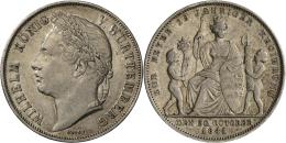 Württemberg: Wilhelm I. 1816-1864: Lot 2 Stück; Gulden 1841, Gulden 1843, AKS 85,123, Jaeger 70,74, Sehr Sch&o - Other & Unclassified