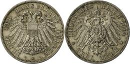 Lübeck: Lot 2 Stück, 3 Mark 1910 Und 3 Mark 1912, Jaeger 82, Sehr Schön. - Taler & Doppeltaler