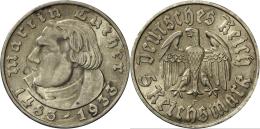 Hessen: Lot 3 Stück, 5 Reichsmark 1933 A, F, G, Jaeger 353, Sehr Schön, Sehr Schön-vorzüglich. - Taler Et Doppeltaler