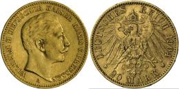 Preußen: Wilhelm II. (1888-1918): 20 Mark 1904 A, Jaeger 252, Sehr Schön+. - Goldmünzen