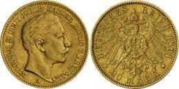 Preußen: Wilhelm II. 1888-1918: 20 Mark 1891, Jaeger 252, Sehr Schön. - Goldmünzen