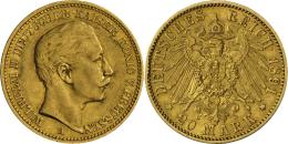 Preußen: Wilhelm II. 1888-1918: 20 Mark 1891, Jaeger 252, Sehr Schön. - Gold Coins