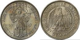 Weimarer Republik: 3 Reichsmark 1929 E, Meißen, Jaeger 338, Fast Stempelglanz. - Other & Unclassified