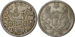 Kolonien Und Nebengebiete: Danzig, Freie Stadt: Lot 3 Stück; 2 Gulden 1923, Sehr Schön / 1 Gulden 1923, Sehr S - Autres & Non Classés