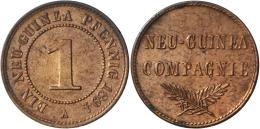 Deutsch-Neuguinea: 1 Neu-Guinea Pfennig 1894 A, Jaeger 701, Sehr Schön-vorzüglich - Deutsch-Neuguinea