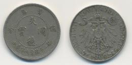 Kiautschou: Lot 2 Stück; 5 Und 10 Cent 1909, Sehr Schön, Sehr Schön-vorzüglich. - Kiao Chau