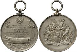 Medaillen Alle Welt: Burma: Silbermedaille O. J., Verliehen Von Earl Mountbatten Of Burma, Generalgouverneur Von Indien; - Ohne Zuordnung