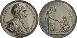 Medaillen Alle Welt: Schweden, Gustav I. Vasa 1521-1560: Silbermedaille O. J. (um 1700), V. C.G. Hartman/N. Keder, 37,9 - Non Classés