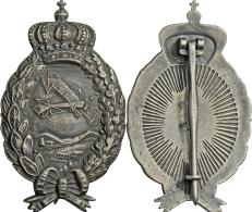 Medaillen Deutschland: Bayern: Militär-Flugzeugführer Abzeichen, Silber (Punzierung 800 Auf Rückseite), G - Other & Unclassified