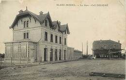 - Seine Saint Denis - Ref- A585- Le Blanc Mesnil -gare - Gares - Chemins De Fer - Cafe Deligne - Cafes - - Le Blanc-Mesnil