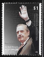 Argentina 2009 Dr Raul Ricardo Alfonsin MNH - Neufs