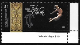 Argentina 2008 Colon Theater Buenos Aires Cent MNH - Nuovi