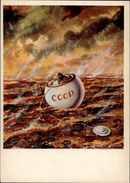 Delcampe - ESPACE - COSMONAUTES - ASTRONAUTES - Fusée - Satellite - Russie - - Raumfahrt