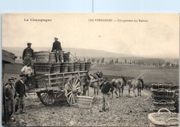 FOLKLORE  -- La CHAMPAGNE  - Les Vendanges - Chargement Des Raisins - Autres & Non Classés