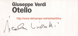 Nicola Luisotti Signature - Autographs