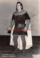 Giuseppe Giacomini Opera Trovatore - Autographes