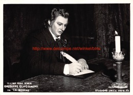 Giuseppe Giacomini Opera La Boheme - Handtekening