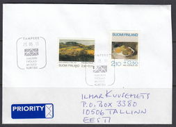 Finnland 2011. Brief Finnland- Estland. - Lettres & Documents