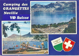 Noville - Camping Des Grangettes  (2 Bilder)          Ca. 1980 - Noville