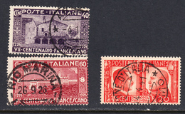 Italy 1926,1941 Cancelled, Sc# 179-180,414 - Gebraucht