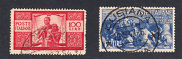 Italy 1946 Cancelled, Sc# 477,484 - Gebraucht