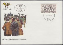 Austria 1968, FDC Cover "100 Years Of Horseracing" W./postmark "Wien", Ref.bbzg - Errors & Oddities