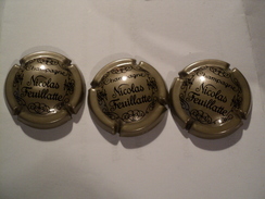 LOT DE 3 CAPSULES DE MUSELETS DE CHAMPAGNE NICOLAS FEUILLATE - Feuillate