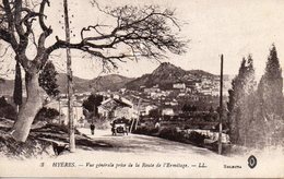 83....VAR...HYERES...VUE PRISE..DE LA ROUTE DE L ERMITAGE - Hyeres