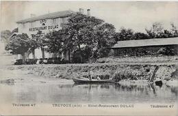 CPA Trévoux Dans L'Ain écrite Hôtel Restaurant DULAC - Trévoux