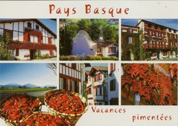 CPM Pays Basque, Le Village D'espelette (multivues) - Espelette