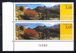 Europa Cept 1999 Andorra Fr 1v (pair) ** Mnh (35778A) - 1999