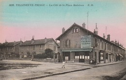 VILLENEUVE-TRIAGE- La Cité De La Place Maloteau  ( Café La Civette De Triage ) - Villeneuve Saint Georges