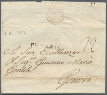 Frankreich - Vorphilatelie: 1761/1763 "DE PARIS" 12 Briefe Mit Seltenem Frühem Stempel In Verschiedenen Typen. Alle - 1792-1815: Veroverde Departementen