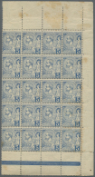 Monaco: 1891/1981, Mint Assortment Of Mainly Specialities, From 1891 5c. Blue Block Of 20 (staining), 1946 Imperforate G - Neufs