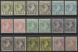 Monaco: 1885/1920, Ungebrauchtes Lot Der Frühen Ausgaben Mit 26 Werten, Unterschiedliche Erhaltung Teils Mit M&auml - Unused Stamps