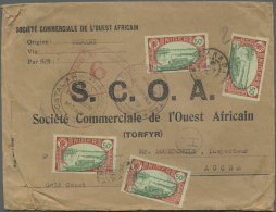 Französisch-Niger: 1939/45: 9 Frankierte Luft-Briefe Nach Marokko, Teils Mit Zensur. - Storia Postale