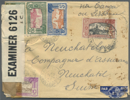 Guadeloupe: 1902/1943, Lot Of Five Better Entires (single Lots), Comprising Stationery Cards 10c. Used, 1914 Incoming Co - Briefe U. Dokumente